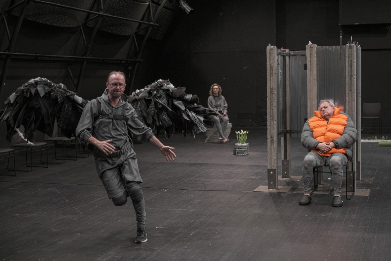 Wrocławski Teatr Współczesny, Miejski ptasiarz: Krzysztof Boczkowski, Anna Błaut, Jerzy Senator