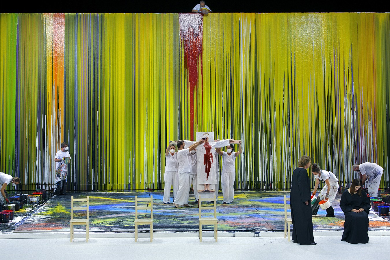 Bayreuther Festspiele, Walkiria: Klaus Florian Vogt (Zygmunt), Lise Davidsen (Zyglinda) Bayreuther Festspiele, Walkiria: Klaus Florian Vogt (Zygmunt), Lise Davidsen (Zyglinda)