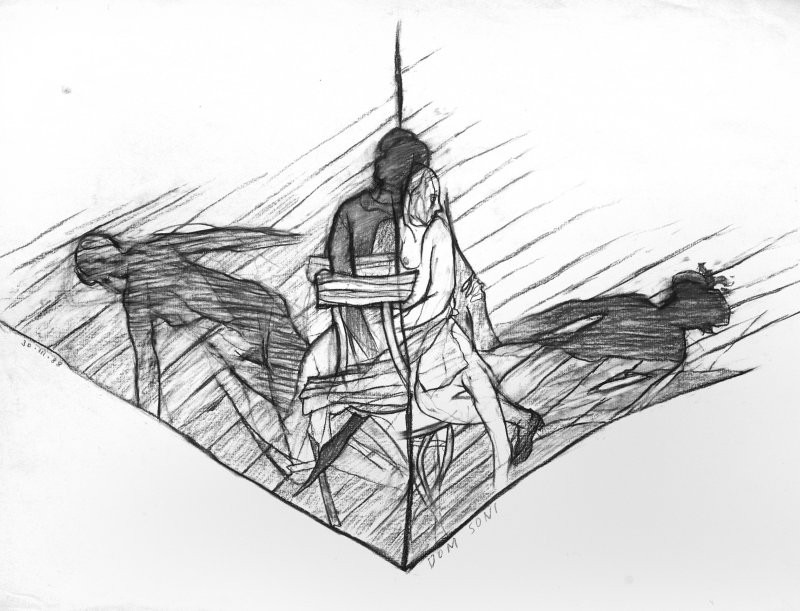 Jacek Waltoś, praca z cyklu Ludzie Czechowa