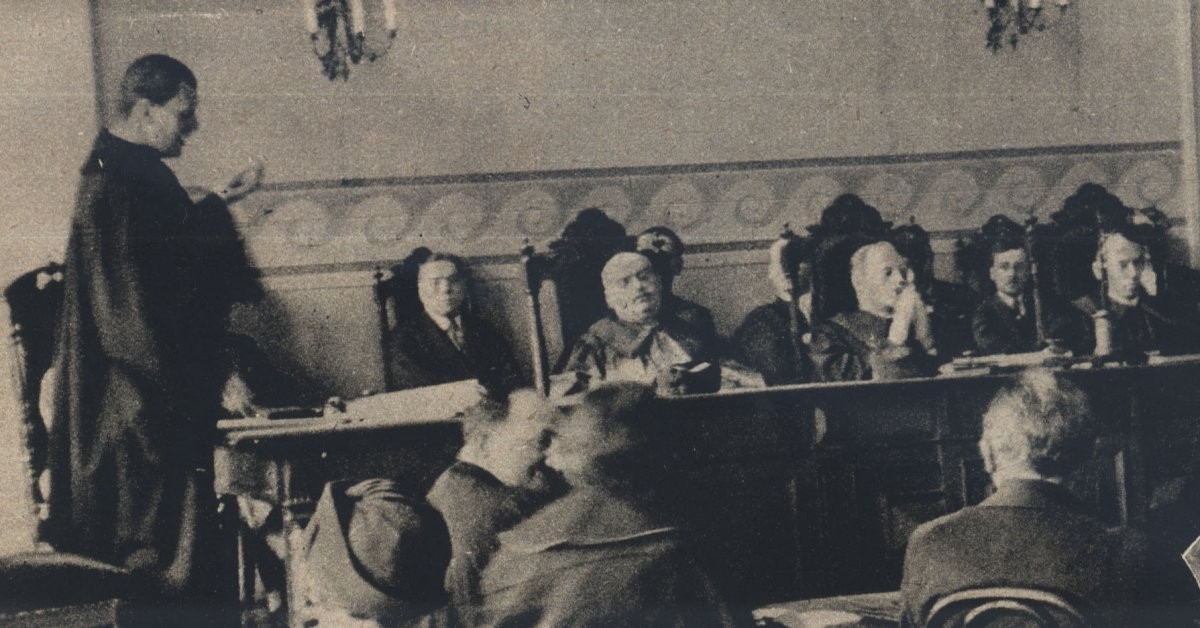 Zdjęcie z procesu Zachariasza Drożyńskiego Zdjęcie z procesu Zachariasza Drożyńskiego