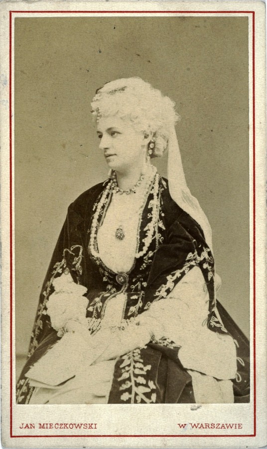 Helena Modrzejewska as the eponymous Adrianne Lecouvreur by E. Scribe and E. Legouvé