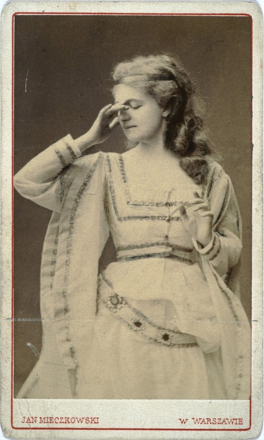 Helena Modrzejewska as Yolanda in King René’s Daughter by H. Hertz