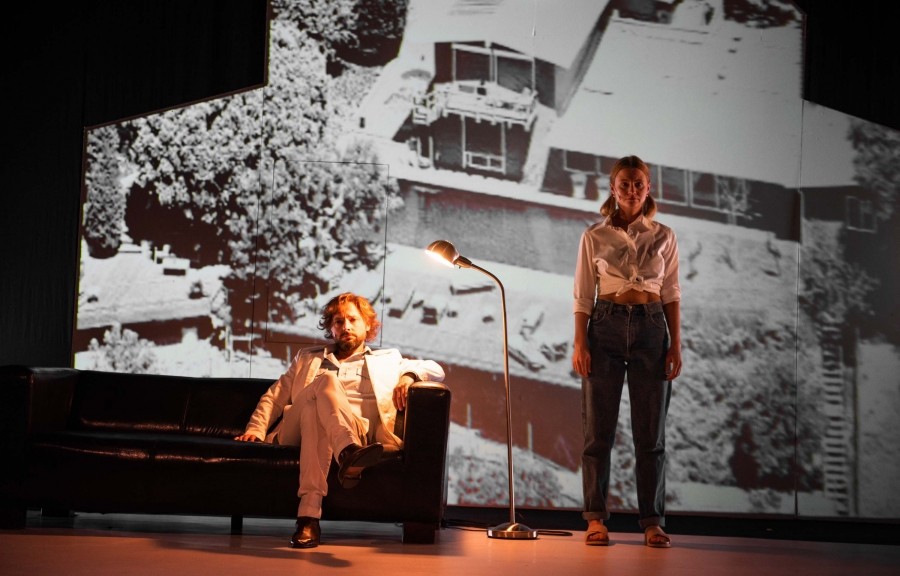 Powszechny Theatre in Warsaw, Immoral Tales: Michał Czachor, Natalia Lange; photo: Magda Hueckel Powszechny Theatre in Warsaw, Immoral Tales: Michał Czachor, Natalia Lange; photo: Magda Hueckel
