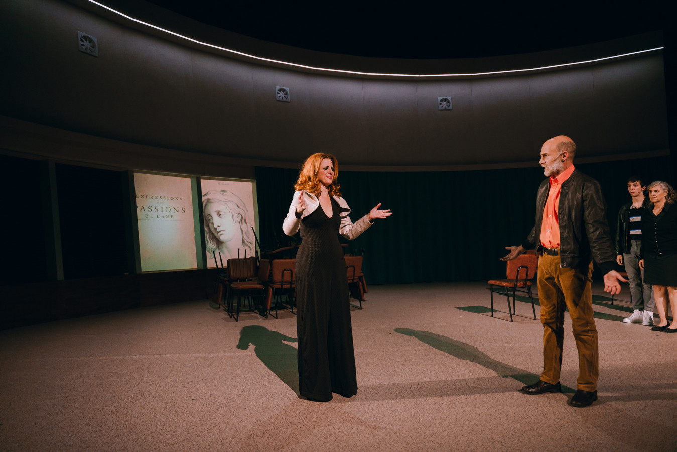 Centro Dramático Nacional w Madrycie, Los gestos: Fernanda Orazi, Emilio Tomé, Manuel Egozkue, Elena Córdoba; fot. Luz Soria Centro Dramático Nacional w Madrycie, Los gestos: Fernanda Orazi, Emilio Tomé, Manuel Egozkue, Elena Córdoba; fot. Luz Soria