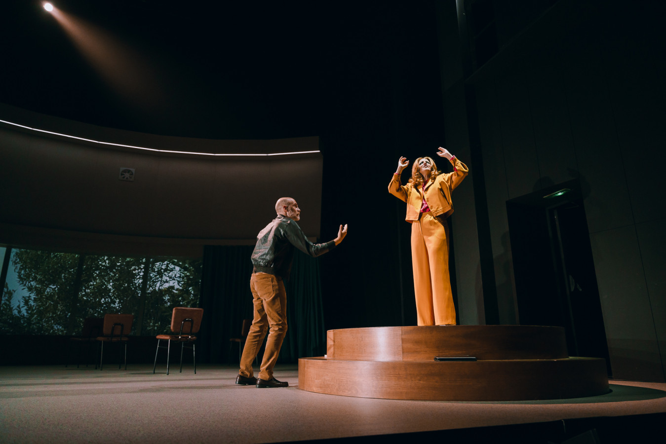 Centro Dramático Nacional w Madrycie, Los gestos: Emilio Tomé, Fernanda Orazi; fot. Luz Soria Centro Dramático Nacional w Madrycie, Los gestos: Emilio Tomé, Fernanda Orazi; fot. Luz Soria