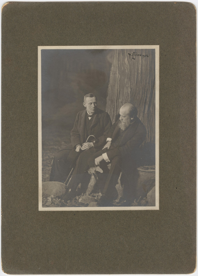 Tadeusz Pawlikowski i Ludwik Solski podczas próby, fot. Rudolf Huber, Lwów, 1904, MHK-Fs3084/VI, Zbiory Muzeum Krakowa Tadeusz Pawlikowski i Ludwik Solski podczas próby, fot. Rudolf Huber, Lwów, 1904, MHK-Fs3084/VI, Zbiory Muzeum Krakowa