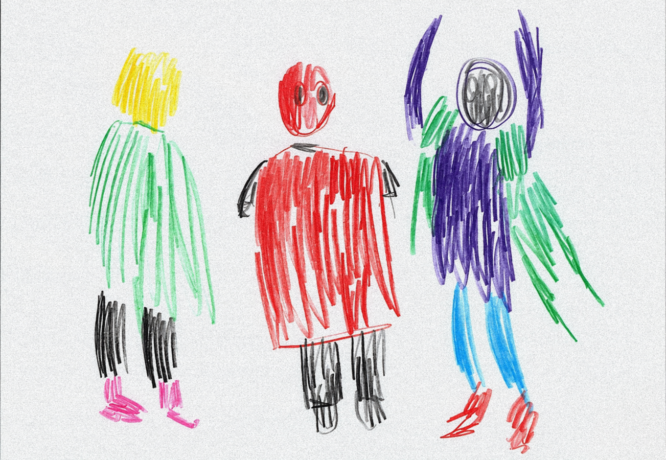 Rysunek, który powstał podczas wrocławskiego pokazu Publiki; fot. Krzysztof Kurpiewski