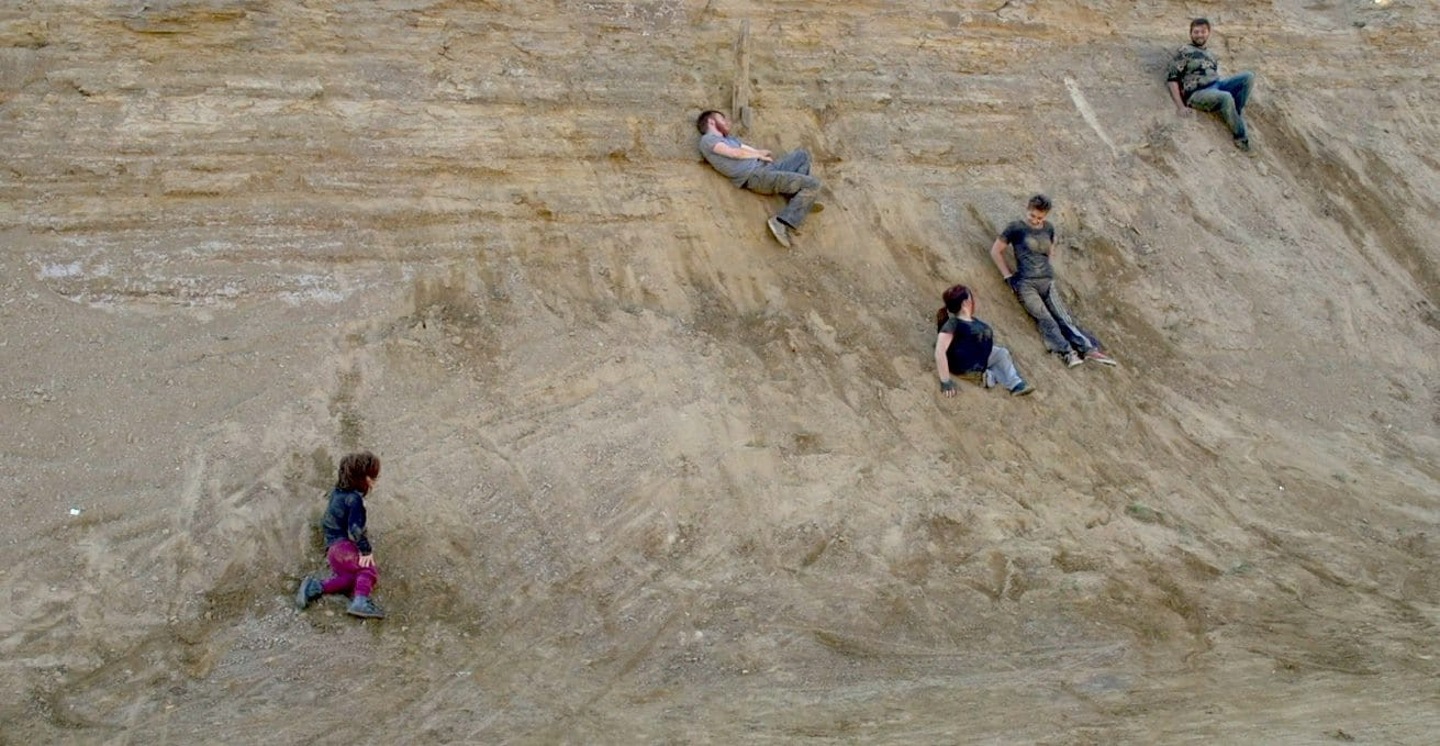 Teatr Rozbark, Gatunki chronione (kadr z choreodokumentu); fot. Anu Czerwiński