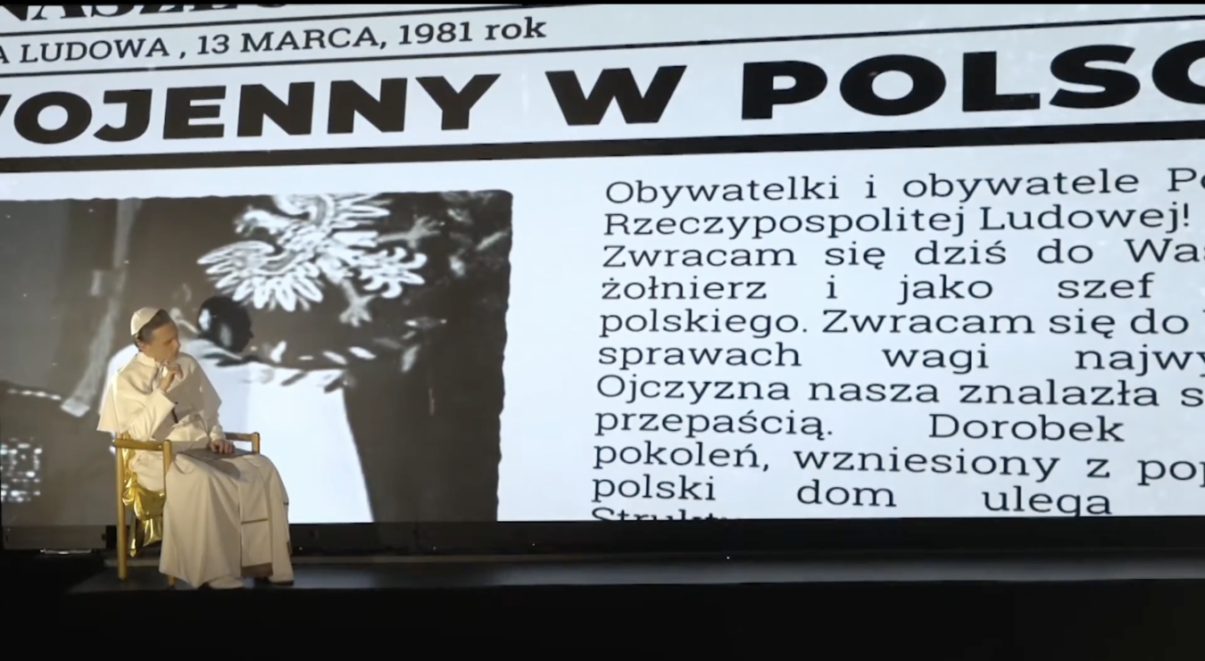 Instytut Dialogu Międzykulturowego im. Jana Pawła II w Krakowie, Jan Paweł II. Przyjaciel wiernych, reż. Andrzej Starowicz; kadr z rejestracji dostępnej na platformie YouTube