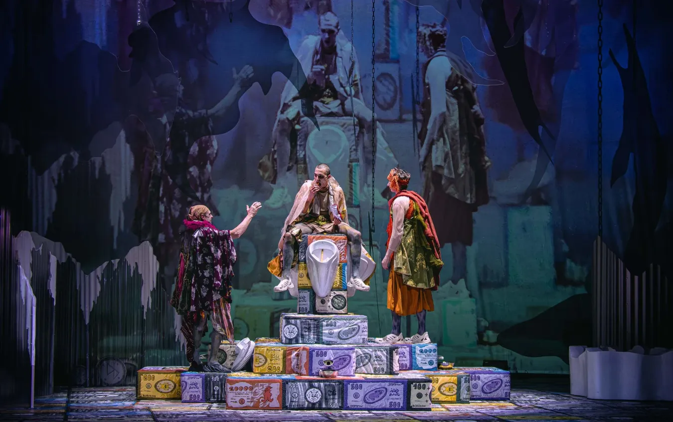 Teatr Powszechny w Warszawie, Hamlet; fot. Magda Hueckel
