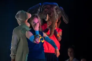 Teatr 21, Jak przestałem być idealny: Maja Kowalczyk; fot. Maciej Czerski Teatr 21, Jak przestałem być idealny: Maja Kowalczyk