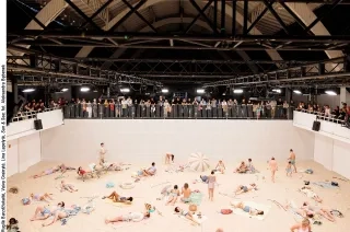 Rugilė Barzdžiukaitė, Vaiva Grainytė, Lina Lapelytė, Sun & Sea; fot. Aleksandra Bębenek